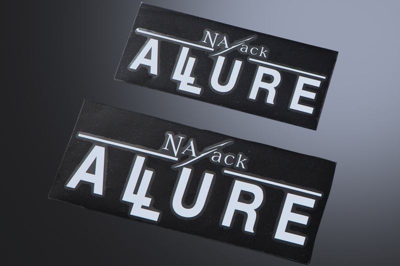 ALLUREステッカー ホワイト